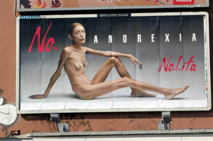 Oliviero Toscani - Campaña No Anorexia
